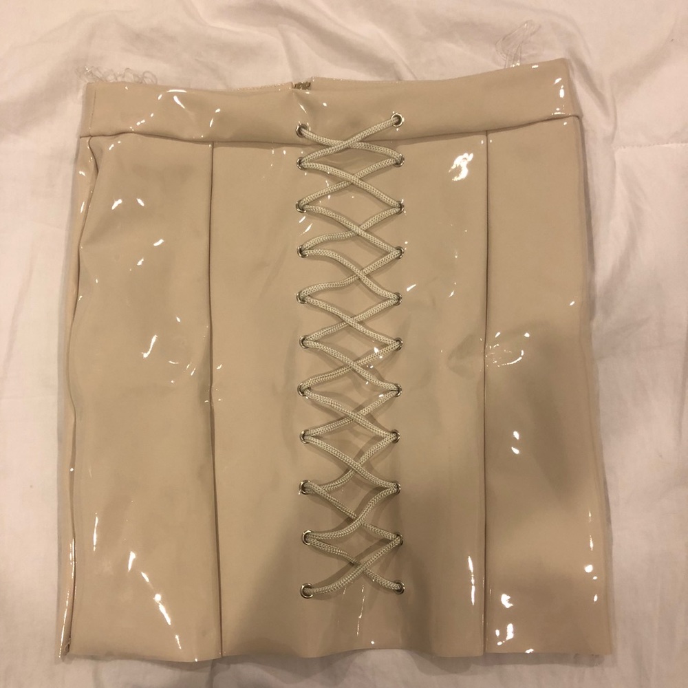 Oh Polly leather skirt